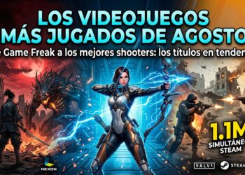 Los videjuegos más jugados de agosto